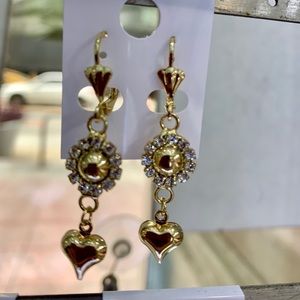 Dainty Simple Heart Earrings for Women BSE1003